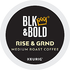 BLK & Bold Rise and GRND K-Cups, 0.41 oz K-Cup, 20/Box (0055)