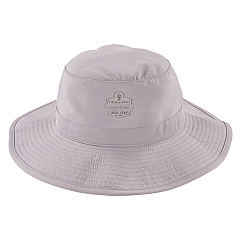 ergodyne Chill-Its 8939 Cooling Bucket Hat, Polyester/Spandex, One Size Fits Most, Gray (12666)