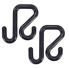 ergodyne Squids 3179 Aerial Bucket Hook, Nylon, Black, Supports 35 lbs, 2/Pack (19194)