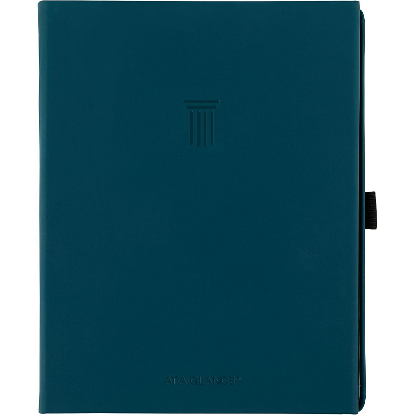 AT-A-GLANCE Foundation Undated Weekly/Monthly Planner, 8.5" x 6.75", Blue Cover, 12-Month: Undated (FD20020)