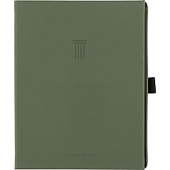 AT-A-GLANCE Foundation Undated Weekly/Monthly Planner, 8.5" x 6.75", Green Cover, 12-Month: Undated (FD20060)