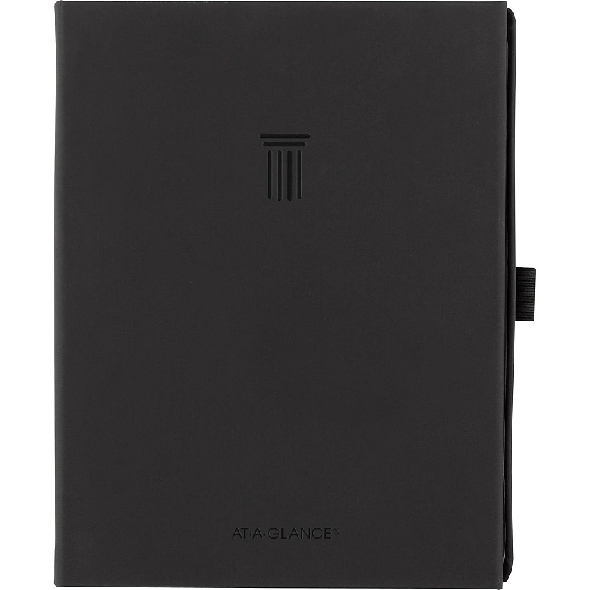 AT-A-GLANCE Foundation Undated Weekly/Monthly Planner, 8.5" x 6.75", Black Cover, 12-Month: Undated (FD20005)