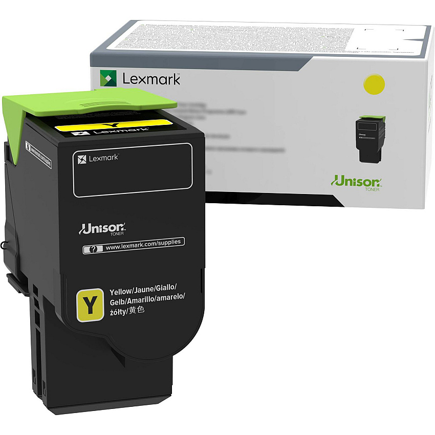 Lexmark 78C0UYG Yellow Toner Cartridge
