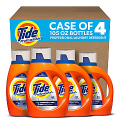 Tide Commercial Liquid Laundry Detergent, 105 oz Pour Bottle, 4/Carton (14116)