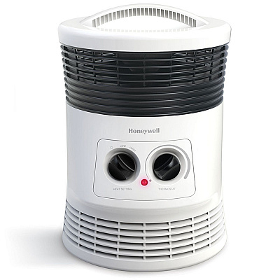 Honeywell Surround Fan Forced Heater, 1,500 W, 8.1 x 11.2 x 7.9, White (HHF360W)