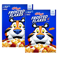 Kellogg's Frosted Flakes Breakfast Cereal, 2 Bags/61.9 oz Box, 2 Boxes/Carton (60004075)