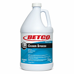 Betco BestScent Ocean Breeze Deodorizer, Ocean Breeze Scent, 1 gal Bottle, 4/Carton (2310400)