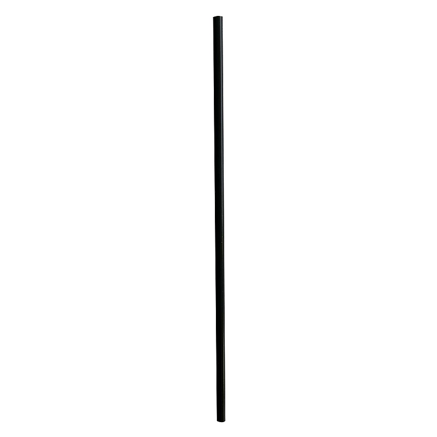 Boardwalk Jumbo Straws, 5.25", Polypropylene, Black, 10,000/Carton (BWKSTIRSTRAWBK)