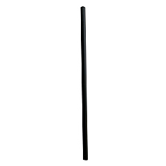 Boardwalk Wrapped Giant Straws, 7.75", Polypropylene, Black, 7,200/Carton (BWKGSTW775BK)