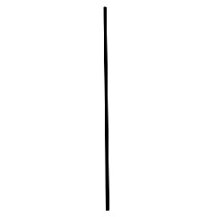 Boardwalk Cocktail Straws, 8", Polypropylene, Black, 5,000/Carton (BWKSTRAW8BK)