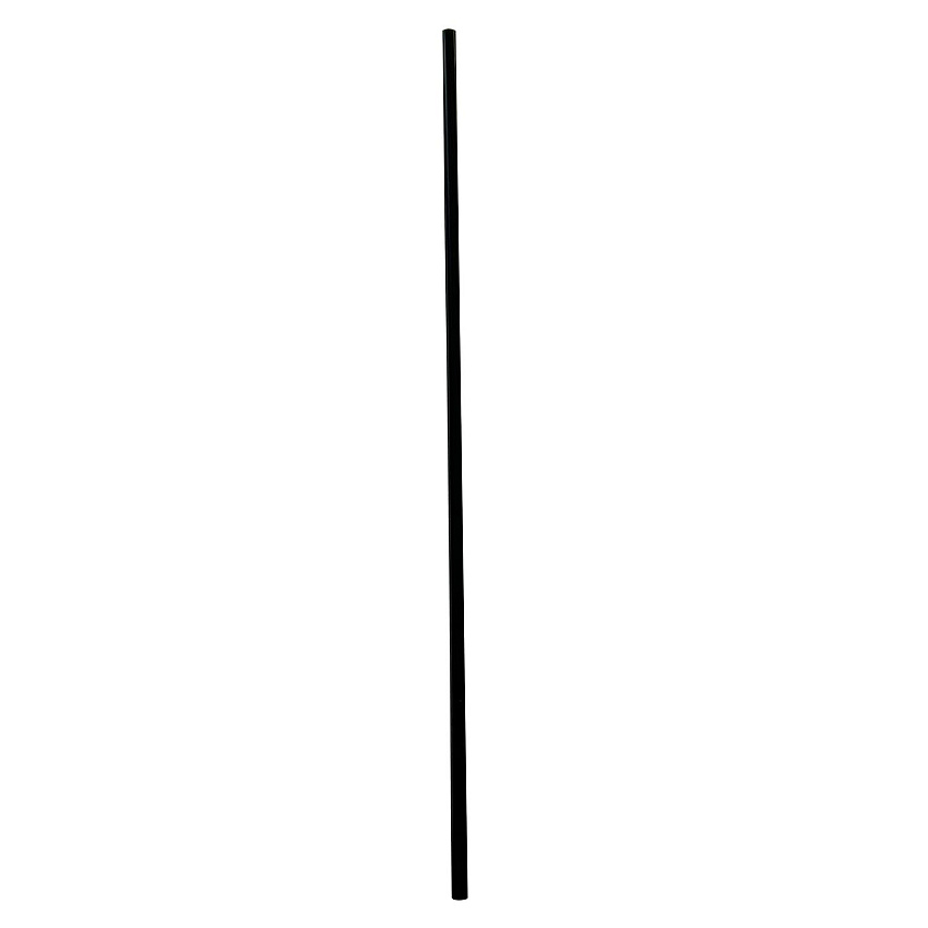 Boardwalk Cocktail Straws, 8", Polypropylene, Black, 5,000/Carton (BWKSTRAW8BK)