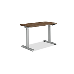 HON Coordinate Height Adjustable Desk Bundle 2-Stage, 46" x 22" x 27.75" to 47", PinnacleSilver (HAT2SPNS2246)