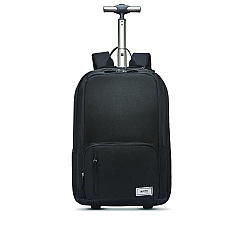 SOLO Bleecker Recycled Rolling Backpack, Fits Devices Up to 15.6", 12.5 x 8 x 19, Dark Gray (UBN7864)