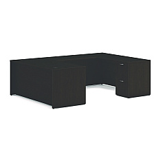 HON Mod U-Station Bundle, 66" x 96" x 29", Java Oak (MOD081)