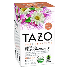 Tazo Tea Bags, Organic Calm Chamomile, 16/Box, 6 Boxes/Carton (00354)