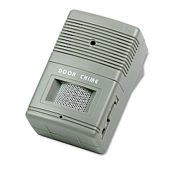 Tatco Visitor Arrival/Departure Chime, Battery Operated, 2.75w x 2d x 4.25h, Gray (15300)