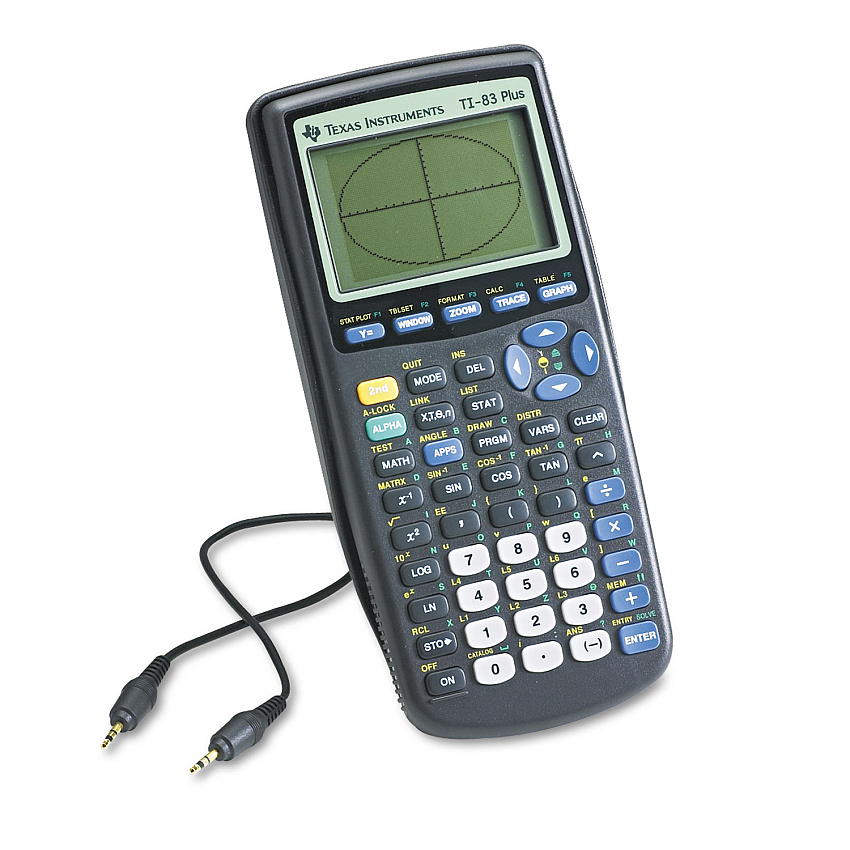 Texas Instruments TI-83Plus Programmable Graphing Calculator, 10-Digit LCD