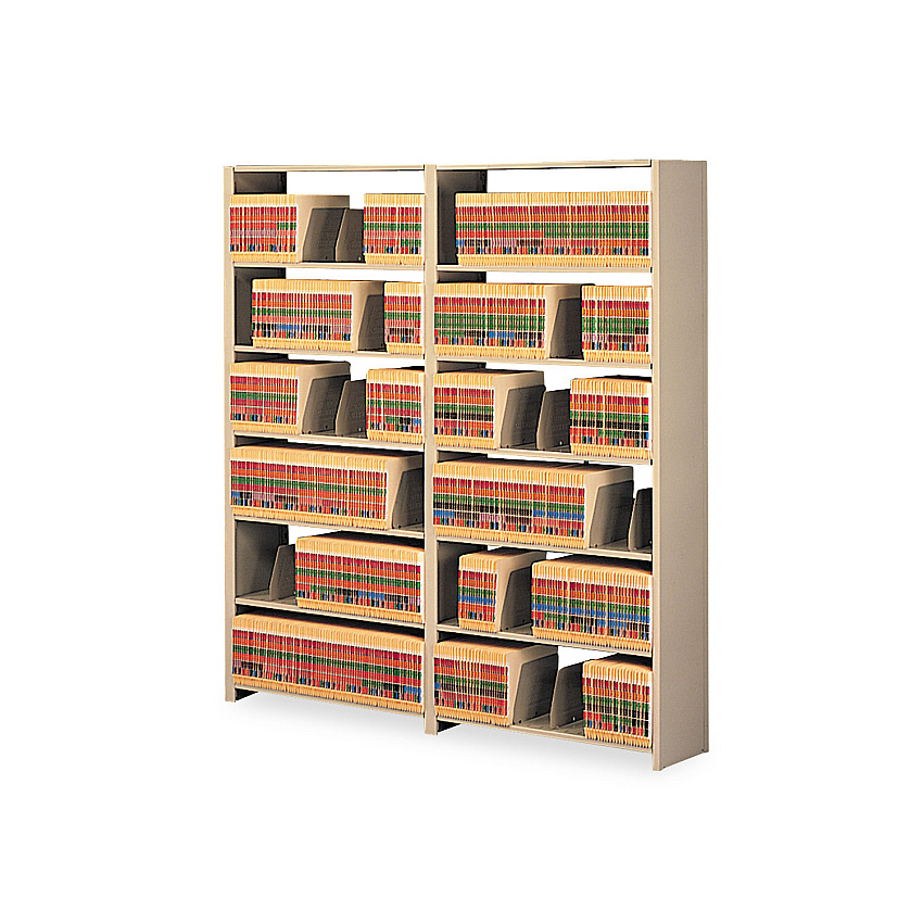 Tennsco Snap-Together Steel Seven-Shelf Closed Starter Set, 36w x 12d x 88h, Sand (1288PCSD)