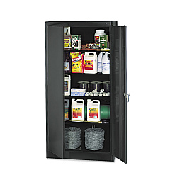 Tennsco 72" High Standard Cabinet (Unassembled), 36 x 18 x 72, Black (1470BK)