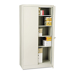 Tennsco 72" High Standard Cabinet (Unassembled), 36 x 18 x 72, Light Gray (1470LGY)