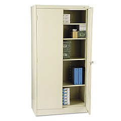 Tennsco 72" High Standard Cabinet (Unassembled), 36 x 18 x 72, Putty (1470PY)