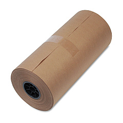 Universal High-Volume Mediumweight Wrapping Paper Roll, 40 lb Wrapping Weight Stock, 18" x 900 ft, Brown (UNV1300015)