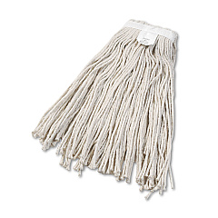 Boardwalk Cut-End Wet Mop Head, Cotton, No. 24, White (BWK2024CEA)