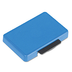 T5440 Professional Replacement Ink Pad for Trodat Custom Self-Inking Stamps, 1.13" x 2", Blue (P5440BL)