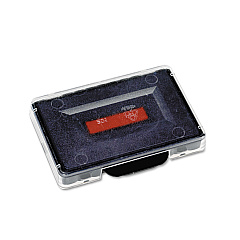 T5460 Professional Replacement Ink Pad for Trodat Custom Self-Inking Stamps, 1.38" x 2.38", Blue/Red (P5460BR)