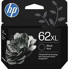 HP 62XL High Yield Black Ink Cartridge (C2P05AN)