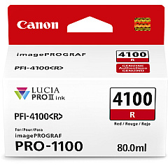Canon PFI-4100 Red Ink Tank (6785C002)