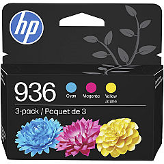 HP 936 Cyan/Magenta/Yellow Ink Cartridge 3-Pack (6C3Z3LN) HP 936 Cyan/Magenta/Yellow Ink Cartridge 3-Pack (6C3Z3LN)