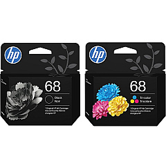 HP 68 Black/ Tri-color Ink Cartridge Bundle HP 68 Black/ Tri-color Ink Cartridge Bundle