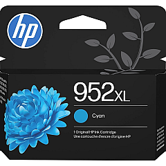 HP 952XL High Yield Cyan Ink Cartridge (L0S61AN)