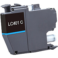 Compatible Brother LC401C Cyan Ink Cartridge