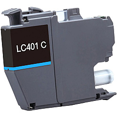 Compatible Brother LC401C Cyan Ink Cartridge