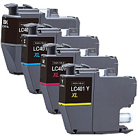 Brother LC401XL High-Yield Ink Cartridges