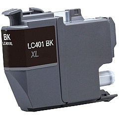 Compatible Brother LC401XLBK High Yield Black Ink Cartridge