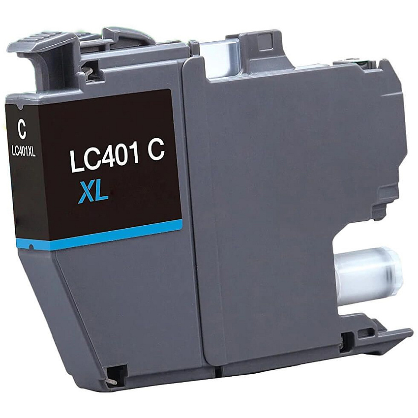 Compatible Brother LC401XLC High Yield Cyan Ink Cartridge