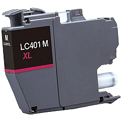 Compatible Brother LC401XLM High Yield Magenta Ink Cartridge