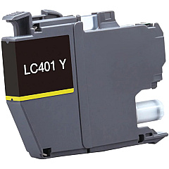 Compatible Brother LC401Y Yellow Ink Cartridge