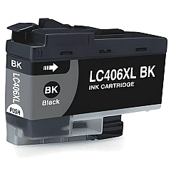 Compatible Brother LC406XLBK Black High Yield Ink Cartridge Compatible Brother LC406XLBK Black High Yield Ink Cartridge