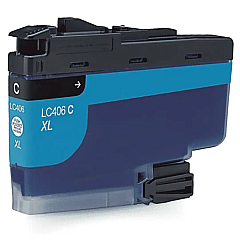 Compatible Brother LC406XLC Cyan High Yield Ink Cartridge Compatible Brother LC406XLC Cyan High Yield Ink Cartridge
