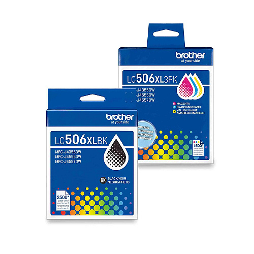 Brother LC506XL 4-Pack High Yield Ink Bundle