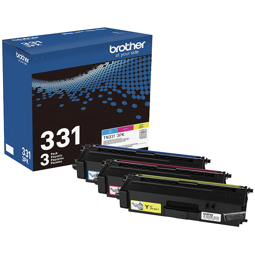 Brother TN3313PK Cyan, Magenta, Yellow Toner Cartridge Multi-Pack