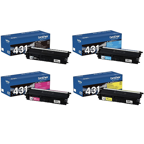 Brother TN431 Toner Cartridge Set