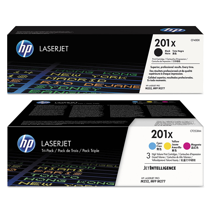 HP 201X Toner Cartridge Set