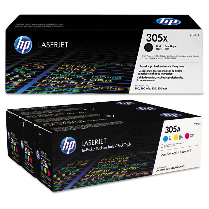 HP 305 Toner Cartridge Set | BlueDogInk.com