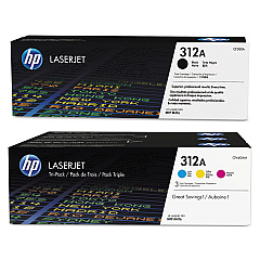 HP 312A Toner Cartridge Bundle