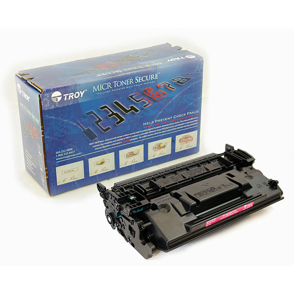 Troy 02-81576-001 MICR Toner Cartridge CF226X, 26X High Yield MICR Toner Secure Cartridge; Yield: 9,000 pages